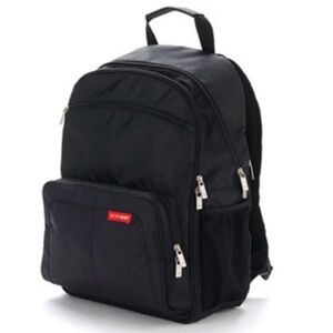 Skip Hop Jet Black  via  diaper Backpack NWT